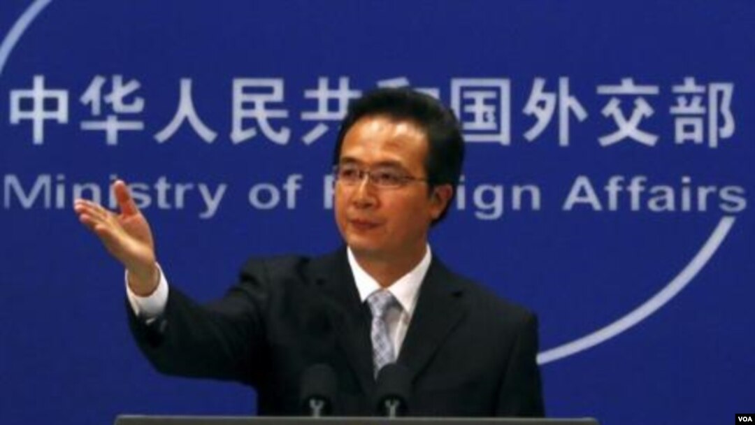 Juru Bicara Kementrian Luar Negeri Tiongkok, Hong Lei mengecam campur tangan AS dalam kasus Chen Guangcheng (foto: dok).