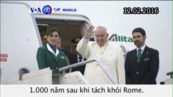 Đức Giáo hoàng Phanxicô đến Cuba (VOA60)