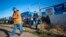 Voters arrive at polling station on the Navajo Nation in Fort Defiance, Ariz., on Election Day, Nov. 5, 2024.