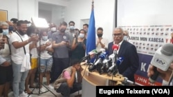 José Maria Neves fala após a vitória nas Presidenciais, Cabo Verde, 17 de Outubro de 2021