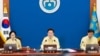 이재명 한국 대통령이 지난 18일 `을지 자유의 방패'(UFS) 훈련에 맞춰 열린 을지국무회의에서 발언하고 있다. (청와대 자료사진)