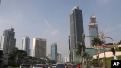 Suasana di Jakarta di tengah pandemi Covid-19, 8 Juni 2020. (Foto: dok).