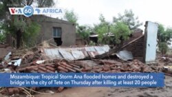 VOA60 Africa - Tropical storm Ana kills at least 88 people across southern and eastern Africa