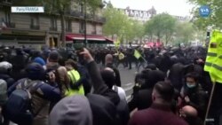 Paris’te 1 Mayıs Gösterilerine Polis Müdahalesi
