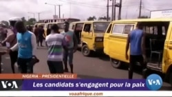 Les candidats s'engagent pour la paix