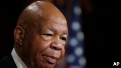 El representante demócrata y líder de derechos civiles Elijah Cummings (Maryland), en el Congreso en Washington el 27 de abril del 2017. Los servicios fúnebres en su honor se realizaron el miércoles 23 de octubre.(AP Photo/Manuel Balce Ceneta, File)