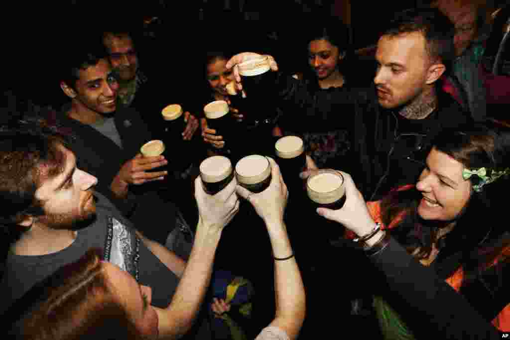 &laquo;Гиннес&raquo; &ndash; знаменитое ирландское пиво. Нью-Йорк, 16 марта 2013 года