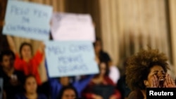 Protestos contra violência contra a mulher, Rio de Janeiro, Brasil, 27 Maio 2016