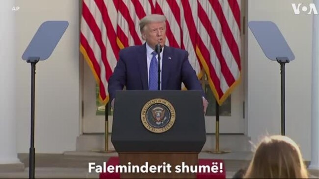 Fjalimi i Presidentit Trump për protestat Fjalimi i Presidentit Trump për protestat