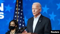 ဒီမိုကရက်တစ် သမ္မတလောင်း Joe Biden။ (နိုဝင်ဘာ ၀၅၊ ၂၀၂၀)