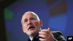 Frans Timmermans, leader des travaillistes néerlandais.