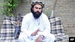 The deputy commander of the Pakistani Taliban Waliur Rehman speaks to The Associated Press in Shaktoi, Pakistani, May 16, 2011