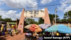 Le marché de Fada N'Gourma dans l'est du Burkina Faso le 31 octobre 2018.