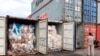 Containers loaded with plastic waste are pictured in Sihanoukville Port, southwest of Phnom Penh, Cambodia. July 16, 2019.