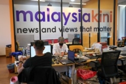 FILE - A general view of Malaysiakini's headquarters in Petaling Jaya, Malaysia, Feb. 19, 2021.