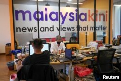 FILE - A general view of Malaysiakini's headquarters in Petaling Jaya, Malaysia, Feb. 19, 2021.