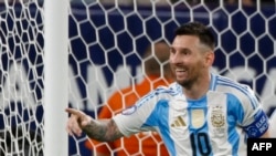 Leo Messi marcó el segundo gol del partido contra Canadá.