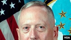 Pimpinan Komando Pusat Amerika Serikat, Jenderal James Mattis.