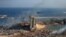 The aftermath of the Aug. 4, 2020 blast in Beirut's port area.