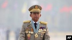 민 아웅 흘라잉 미얀마군 최고사령관 (자료사진)