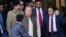 FILE - Pakistani Prime Minister Nawaz Sharif leaves the premises of the Joint Investigation Team, in Islamabad, Pakistan, June 15, 2017.