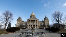 The Iowa Capitol building is viewed Jan. 7, 2020, in Des Moines, Iowa. 