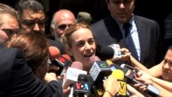 Lilian Tintori exige libertad de su esposo