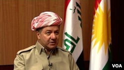 Tổng thống vùng tự trị Kurdistan của Iraq Massoud Barzani.