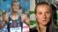 Olympic hopefuls American Ashton Eaton and Canadian Brianne Theisen are hoping to compete for gold for their respective countries, but have already won the affection of one another. (Photos by Erik van Leeuwen/ Wikimedia Commons and Tom Banse.)