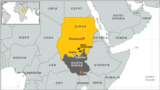 Sudan - South Sudan map