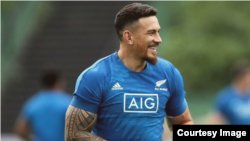 新西兰橄榄球超级球星威廉姆斯(推特截图)