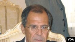 Menlu Rusia Sergei Lavrov. Kementerian Luar Negeri Rusia mengecam laporan Deplu AS.