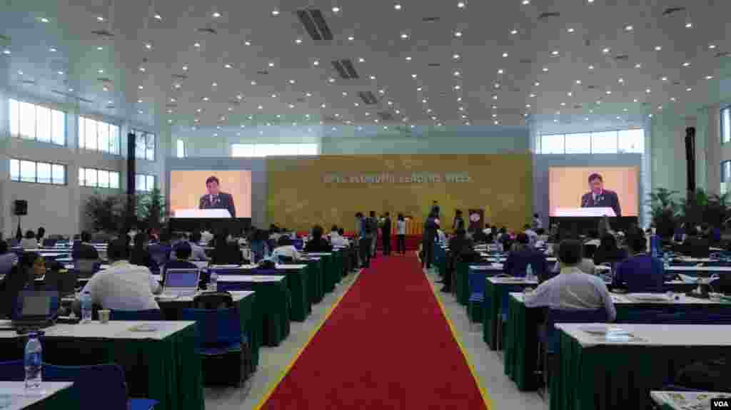 2017亚太经合会国际媒体中心 #APEC2017 (美国之音张佩芝拍摄)