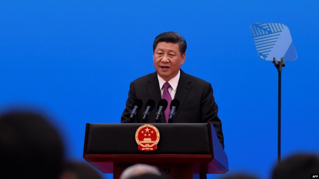 Kineski predsednik Ši Đinping na Forumu: "Inicijativa Pojas i put" u Pekingu. 29. aprila, 2019. (Foto: AFP/Wang Zhao)