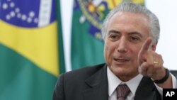 Michel Temer promete lutar