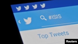 Tagar #ISIS di Twitter. 