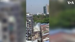 Yangon Residents Dump Water to Douse Tear Gas