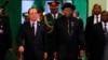 Shugaba Francois Hollande na Faransa da Shugaba Goodluck Jonathan na Najeriya