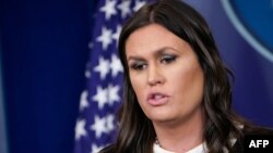 Juru bicara Gedung Putih, Sarah Huckabee Sanders 