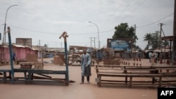 Le quartier à majorité musulmane PK5 de Bangui le 9 avril 2018.