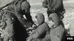 志願軍被俘 (視頻截圖)