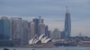 The Sydney Opera House and city centre skyline are seen as the spread of the coronavirus disease (COVID-19) continues in Sydney, Australia, April 20, 2020.