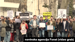 Studenti su najavili veliki protest za april na kojem će vlasti pokazati za šta su sposobni, Foto: video grab