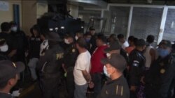 Capturados durante toque de queda en Guatemala