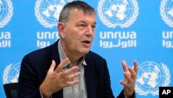 Kepala badan PBB untuk pengungsi Palestina (UNRWA), Philippe Lazzarini 