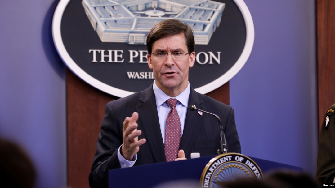 U.S. Defense Secretary Mark Esper