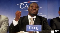 Guillaume Soro à Abidjan le 26 novembre 2004.