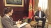 Montenegro, Podgorica, interview with the president Milo Djukanovic