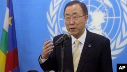 Sakatare Janar na Majalisar Dinkin Duniya, Ban Ki-moon. 