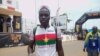 Salfo Bikienda vainqueur de le 3e et de la 4e étapes du Tour du Bénin 2017, au Benin, 13 mai 2017. (VOA/Elisée Hounkpatin)